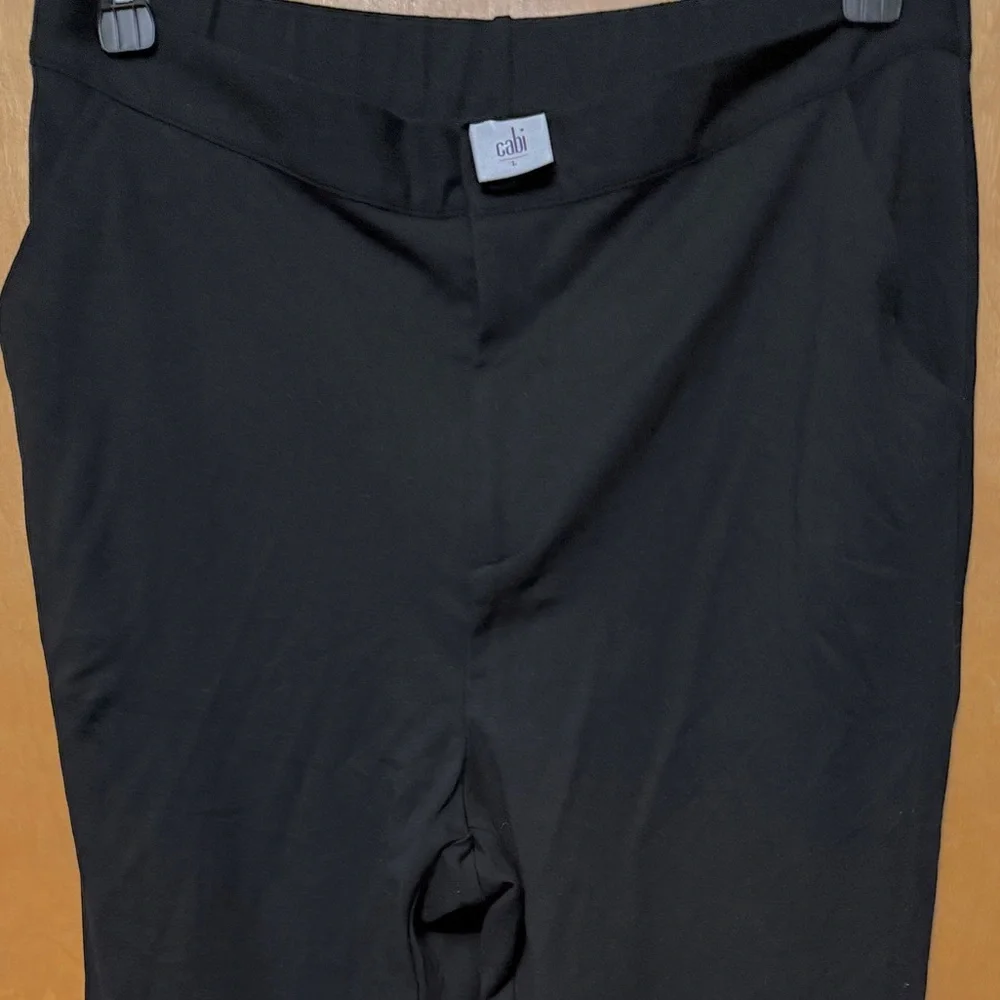Cabi Black Stretch Tapered Pants - Picture 4 of 6